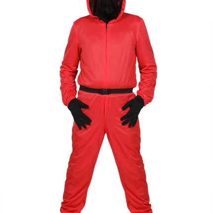 Costume da gioco da calamaro rosso per bambino rotondo