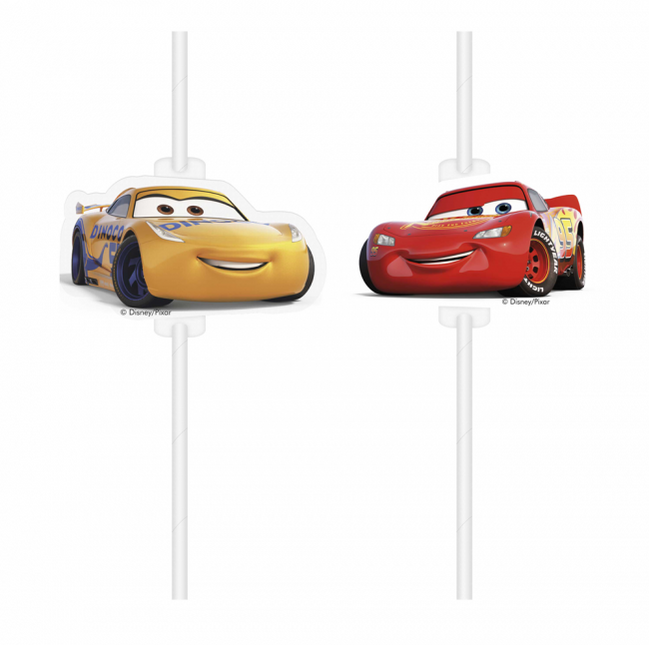 Cars 3 Cannucce di carta 4pz