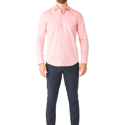 Camicia rosa chiaro da uomo OppoSuits