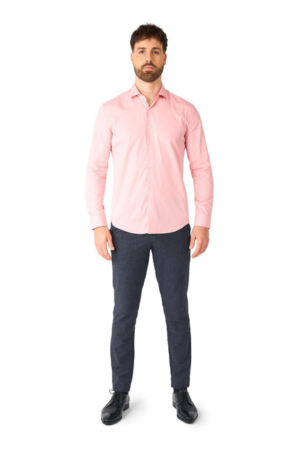 Camicia rosa chiaro da uomo OppoSuits