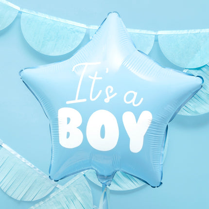 Palloncino ad elio Cuore It's A Boy vuoto 48 cm