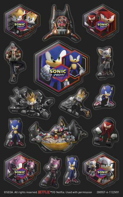 Set di adesivi Sonic grande