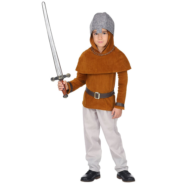 Costume da cavaliere marrone per bambino