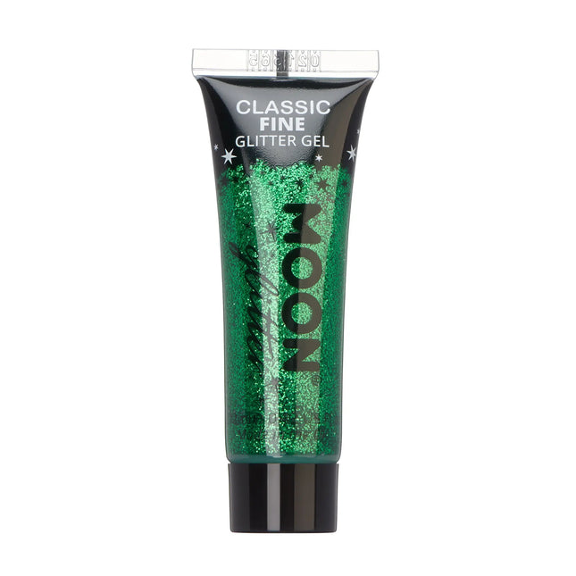 Moon Glitter Classic Gel Glitterato Fine Verde 12ml