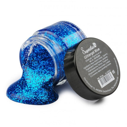 Gel glitterato blu