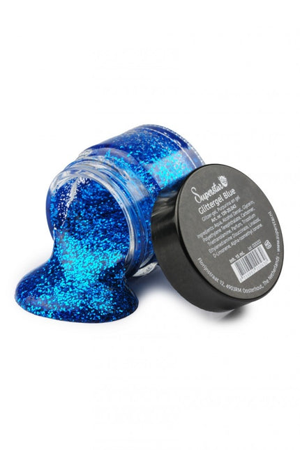 Gel glitterato blu