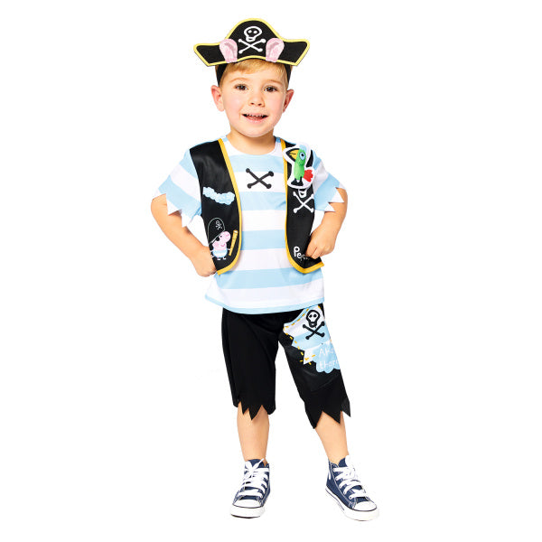 Costume da bambino Peppa Pig George Pirata