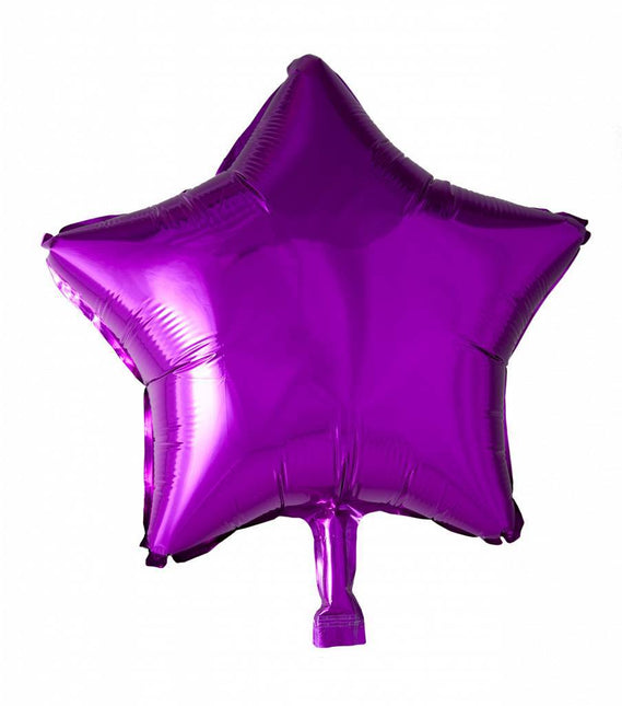 Palloncino ad elio Star Fucsia 46cm vuoto