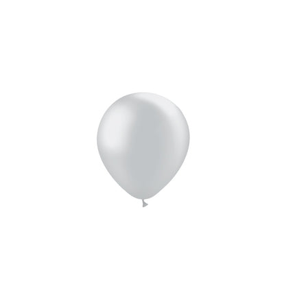 Palloncini argento metallizzati 13cm 100pz