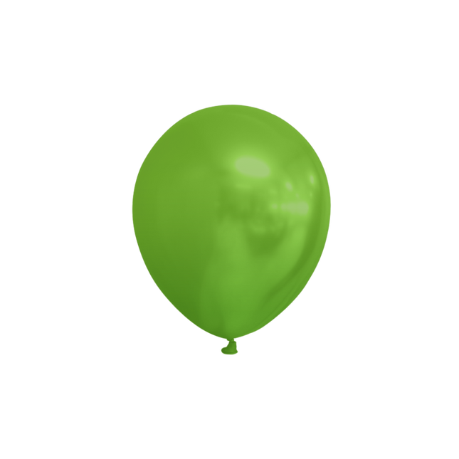 Palloncini verde lime metallizzati 13cm 100pz