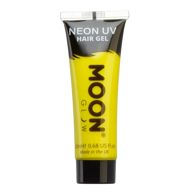 Moon Glow Neon UV Gel per capelli giallo intenso 20ml