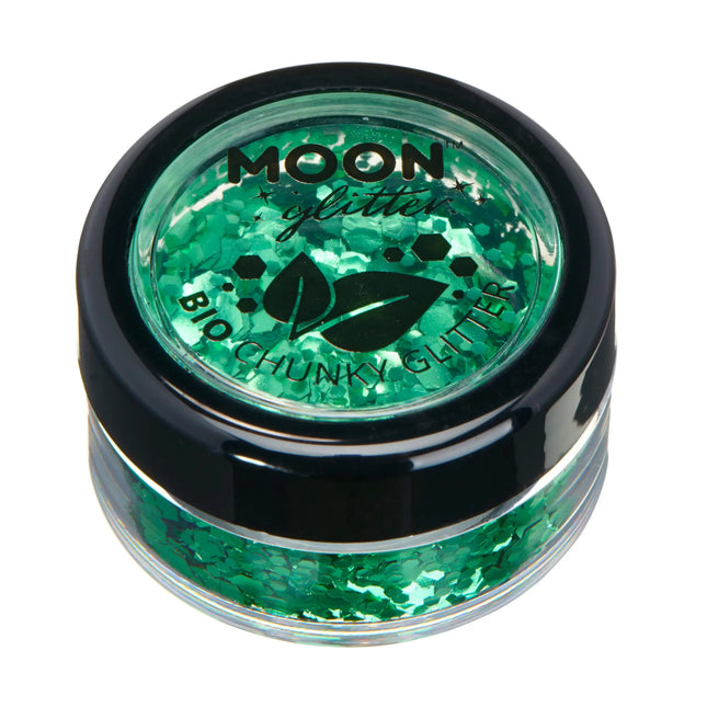 Moon Glitter Bio Chunky Glitter Verde 3g