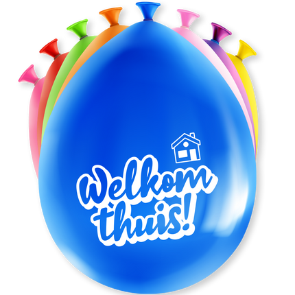 Palloncini Welcome Home in lattice da 30 cm 8 pezzi