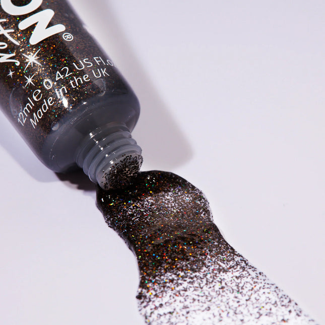 Moon Glitter Holographic Fine Glitter Gel Nero 12ml