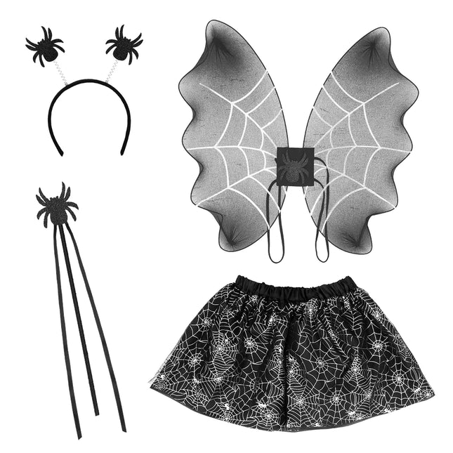 Set di accessori per Halloween Ragazza 4 pezzi