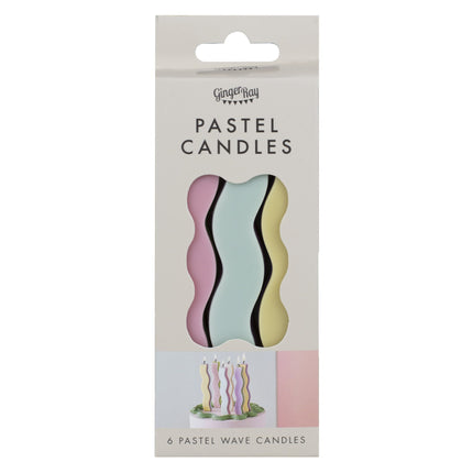 Candele colorate 13cm 6pz