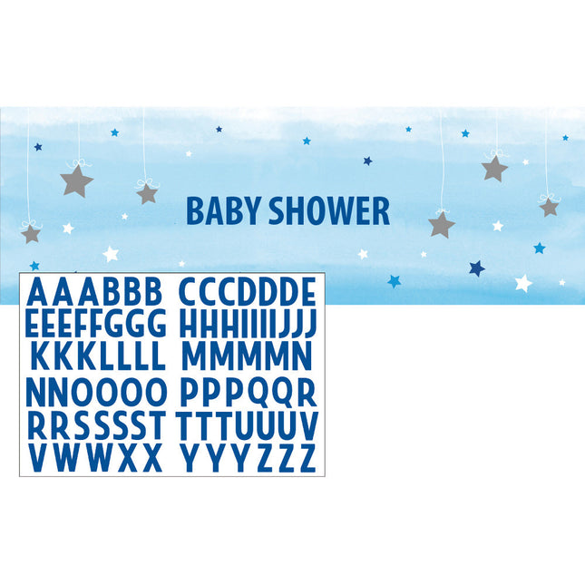 Banner blu Babyshower 1,52 m