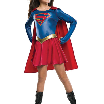 Abito da bambina della tuta di Supergirl