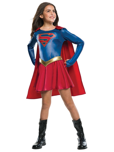 Abito da bambina della tuta di Supergirl