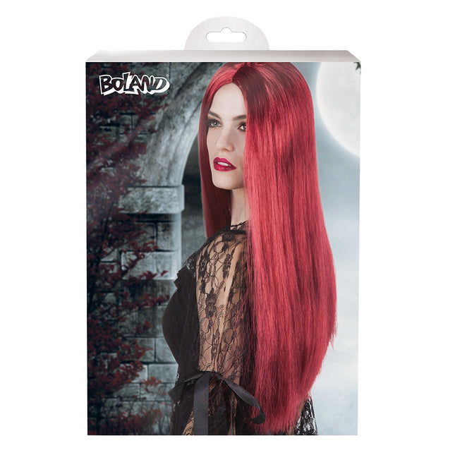 Parrucca Halloween Strega Rossa