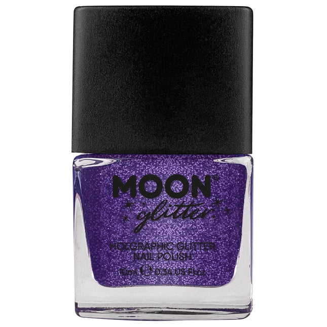 Moon Glitter Smalto olografico per unghie viola 14ml