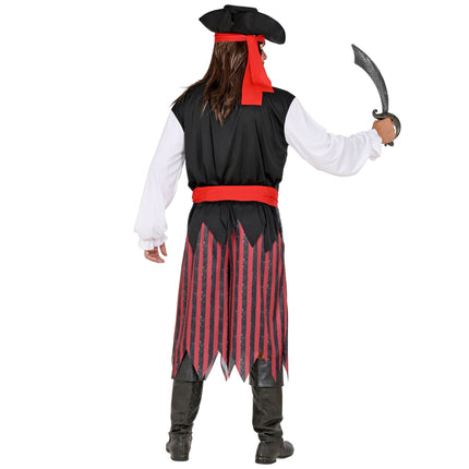 Costume da pirata uomo a righe