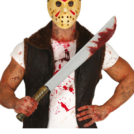 Machete insanguinato di Halloween 74 cm