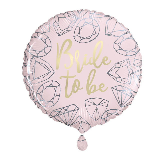 Palloncino ad elio Bride To Be 45cm vuoto