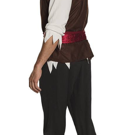 Costume da pirata uomo 6 pezzi