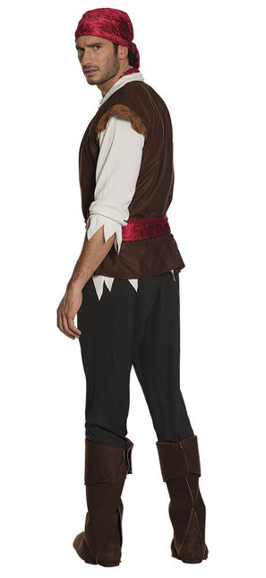 Costume da pirata uomo 6 pezzi