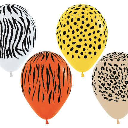 Palloncini Jungle Stripes Mix 30cm 25pz