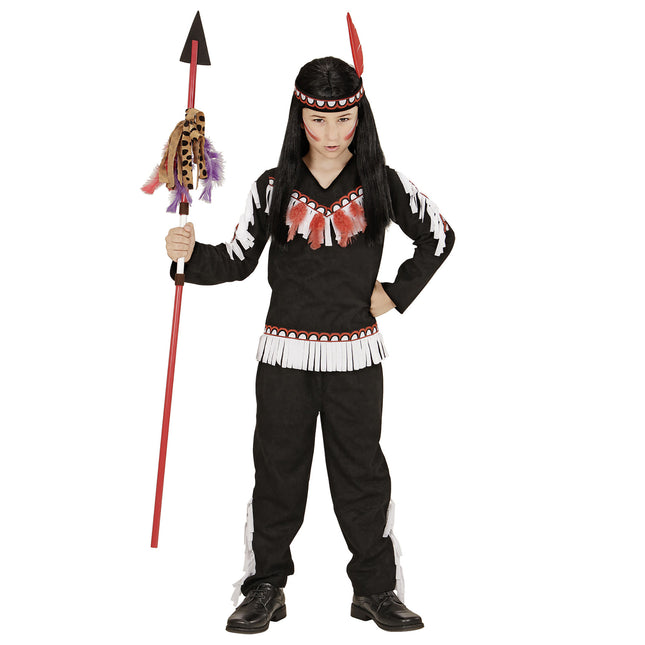 Costume da indiano ragazzo nero