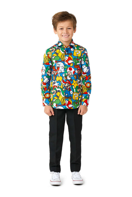 Camicia Super Mario Ragazzo OppoSuits