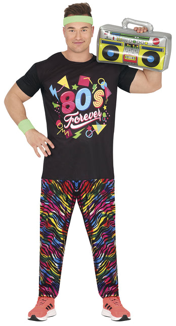 Costume Neon 80S Uomo