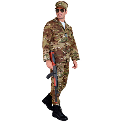 Costume da uomo dell'esercito 3 pezzi