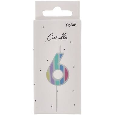 Candela Pastello Figura 6 Multicolore