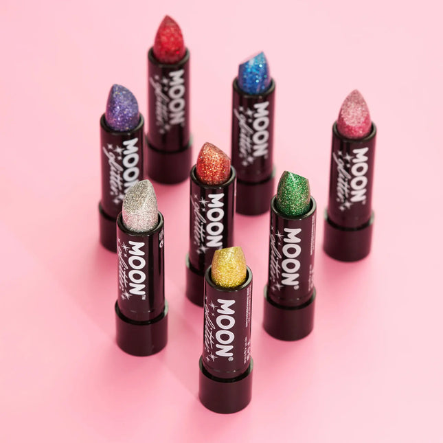 Moon Glitter Holographic Glitter Lipstick Green 4.2g