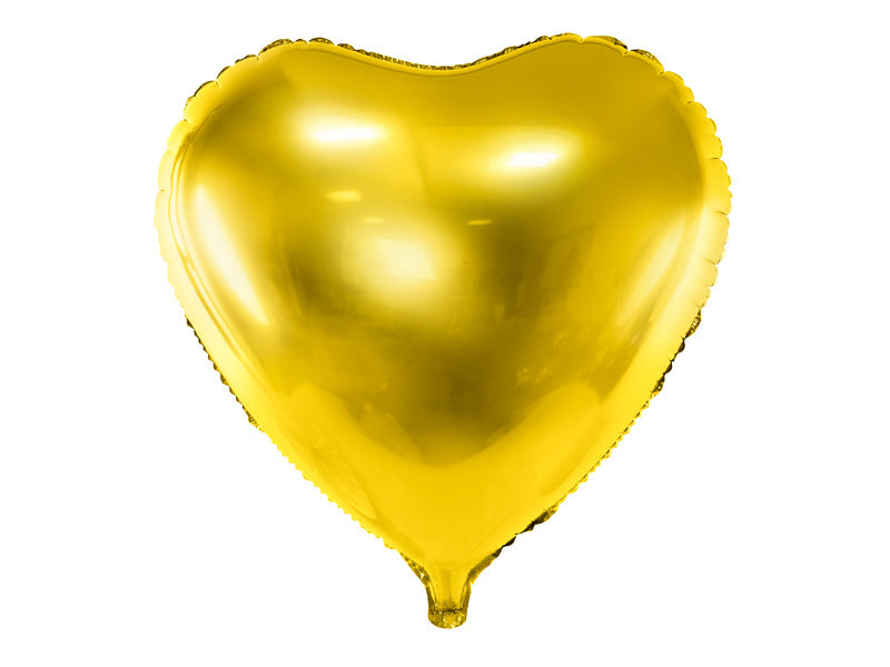 Palloncino ad elio Cuore Oro Vuoto 61 cm