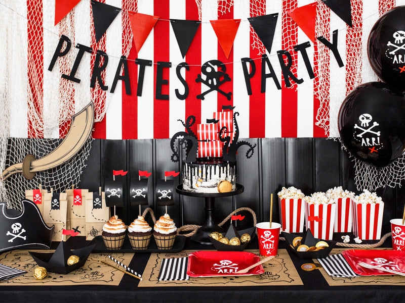 Set di cupcake pirata 6 pezzi