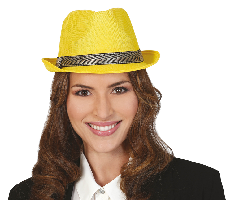 Cappello giallo da gangster