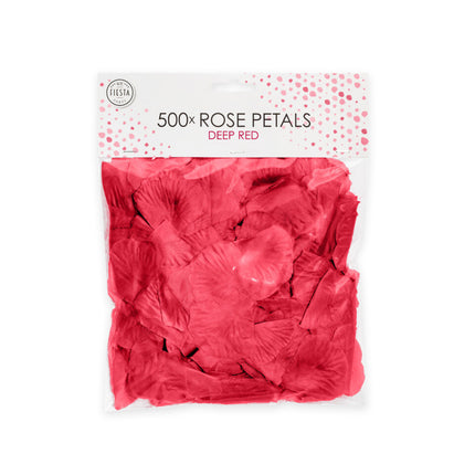 Petali di rosa rosso intenso 500pz