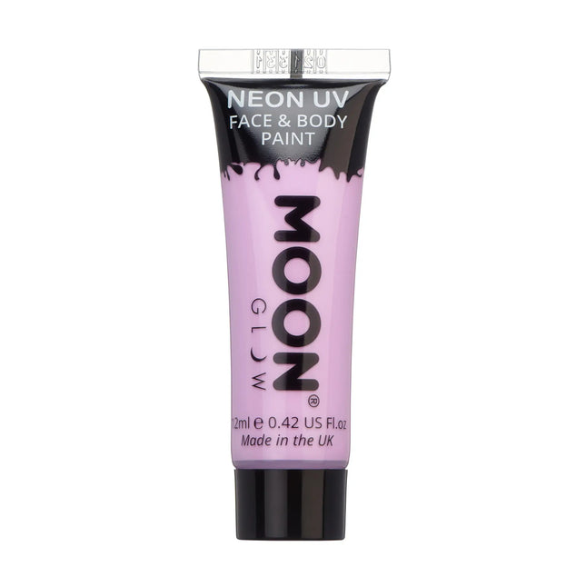 Moon Glow Pastello Neon UV Face Paint Pastello Lilla 12ml