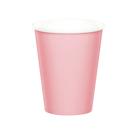 Bicchieri rosa chiaro 256ml 24pz