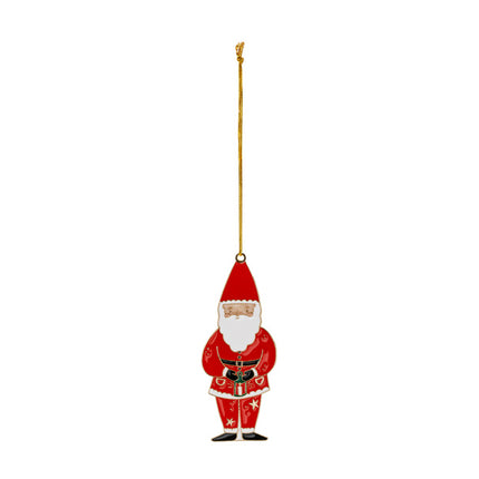 Decorazione appesa Babbo Natale 10cm