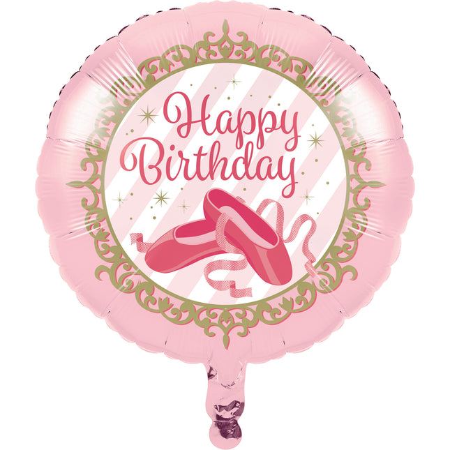 Palloncino a elio Ballerina Buon Compleanno 44cm