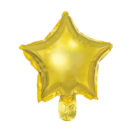 Palloncino ad elio Star Gold vuoto 25cm 25pz