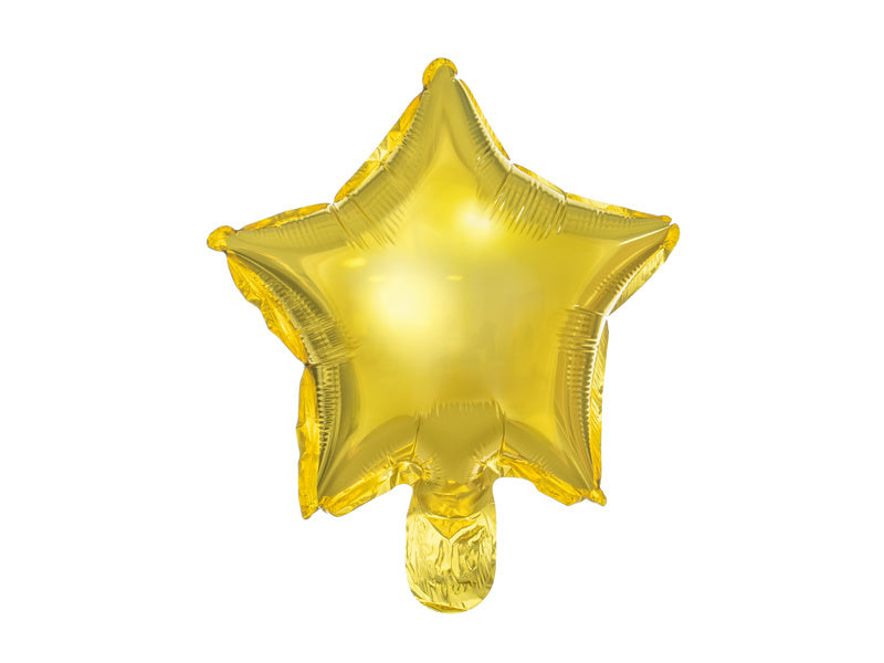 Palloncino ad elio Star Gold vuoto 25cm 25pz