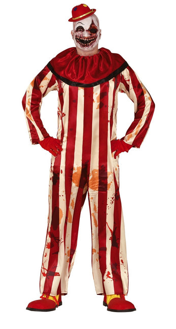 Costume di Halloween da clown assassino per uomo