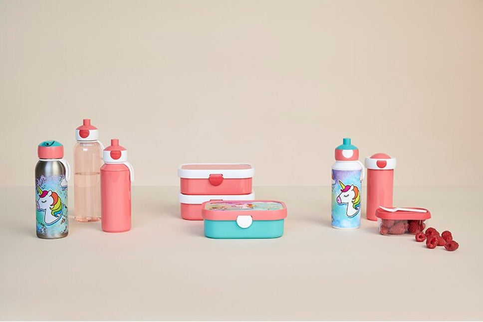 Set pranzo Campus Drink Bottle+Lunchbox Unicorno