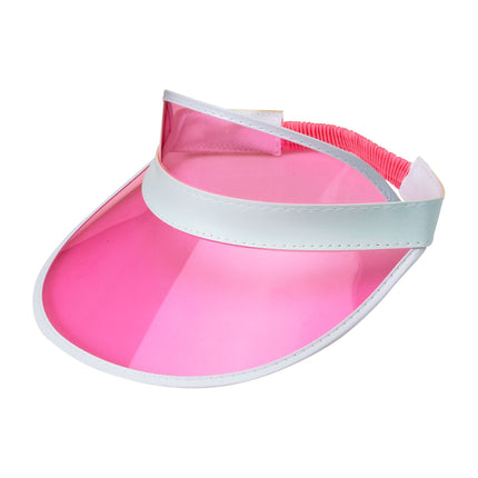 Visiera parasole Neon 80S Rosa